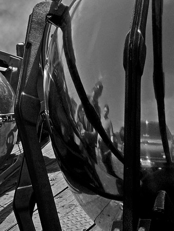 Gene's Drum in b & w
