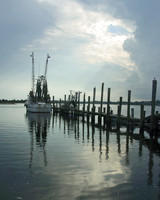 Solitary Shrimp Boat