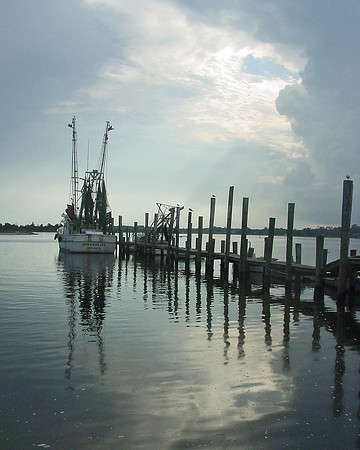 Solitary Shrimp Boat